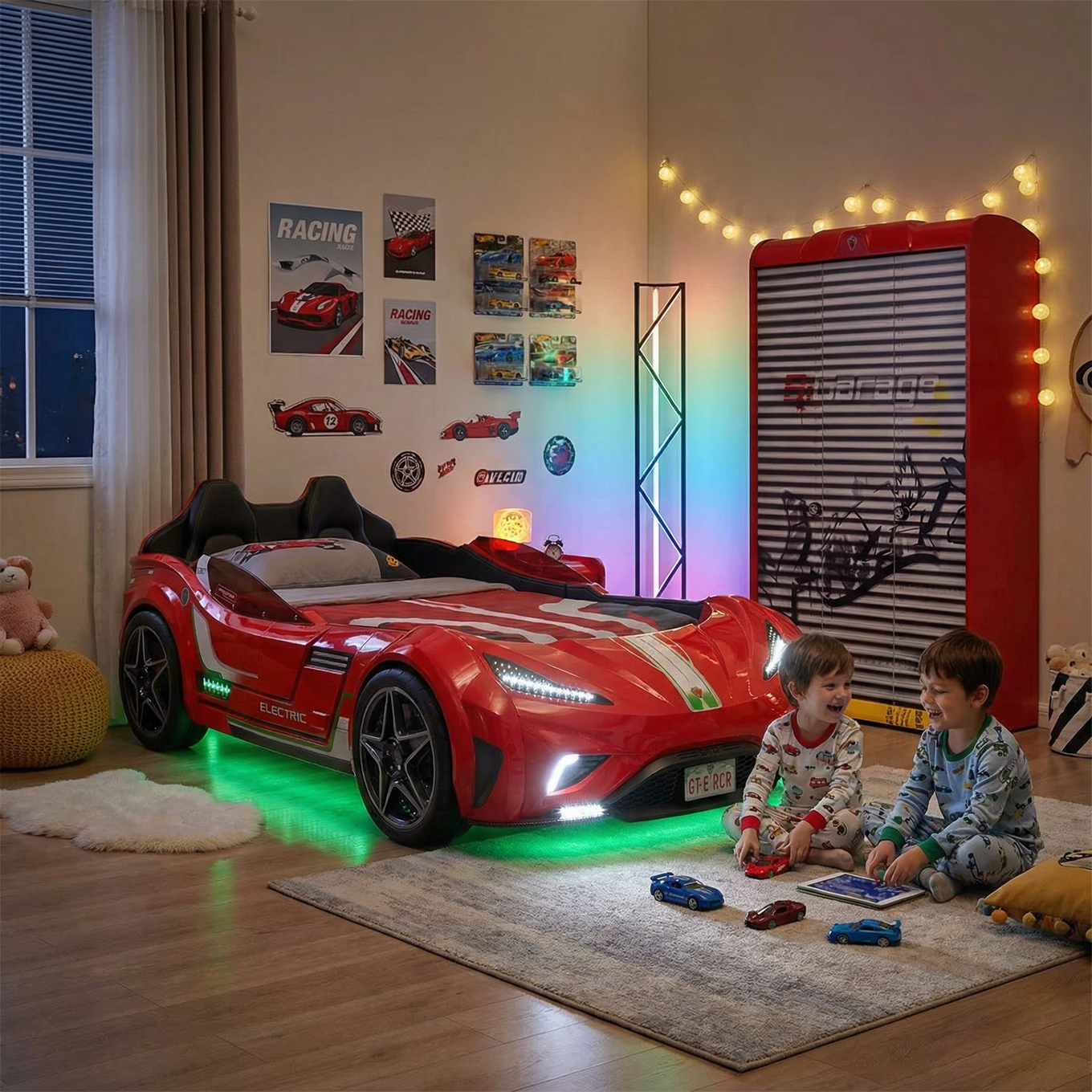 Kleiderschrank Champion Racer 3-türig 8