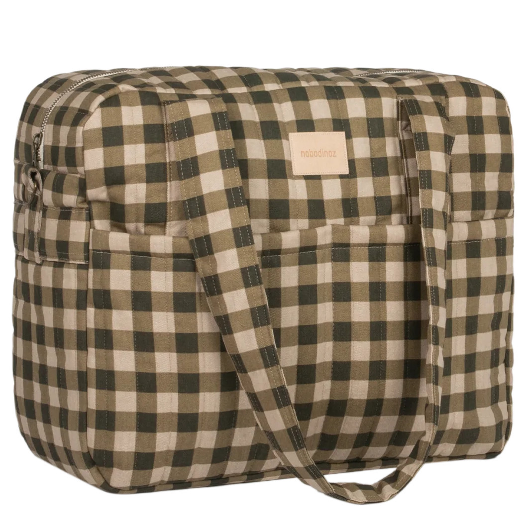 Wickeltasche Hyde Park Green Checks 1