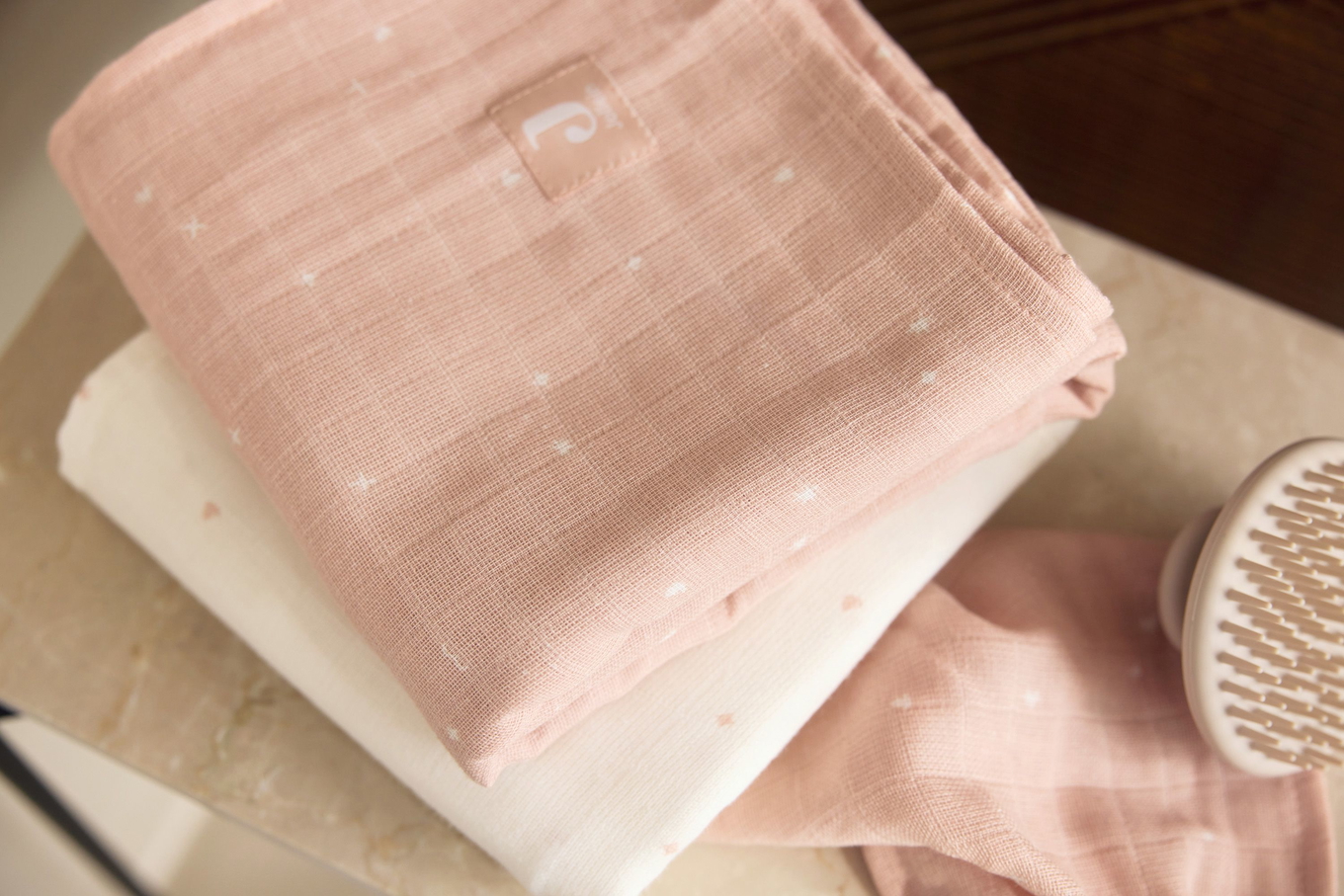Spucktücher Twinkling 3er Set Klein Rosa 6