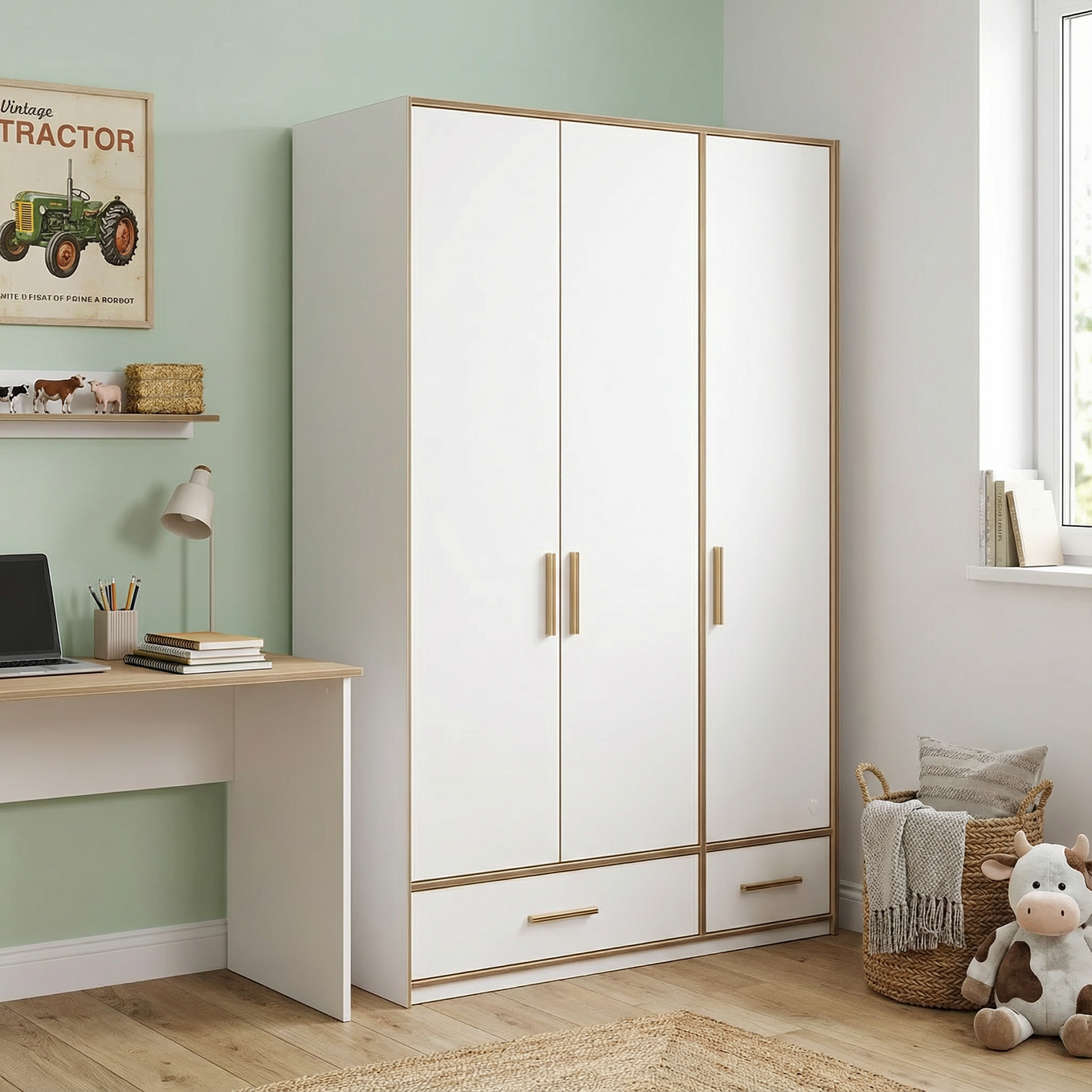 Kleiderschrank Modera 3-türig 9