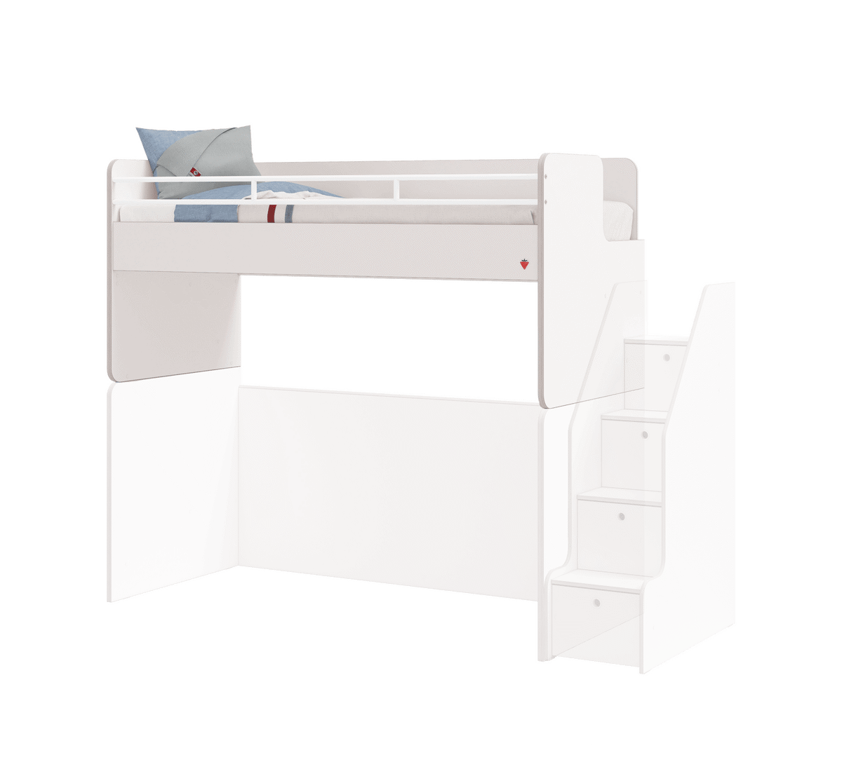 Bett Studio Oberteil White 5