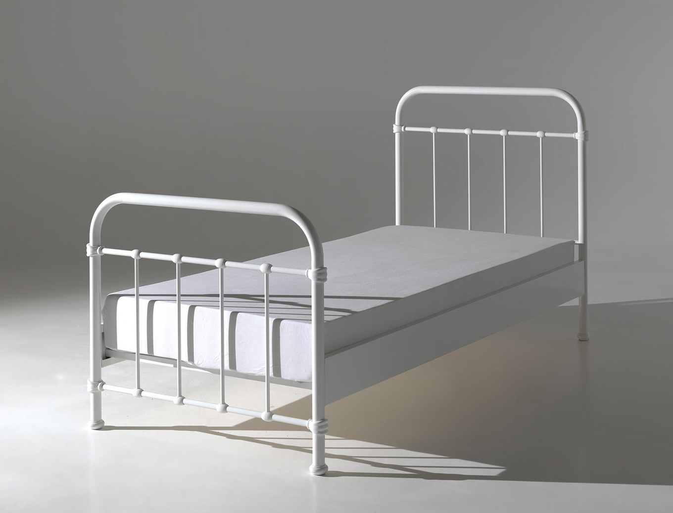 Metallbett New York Weiss 4