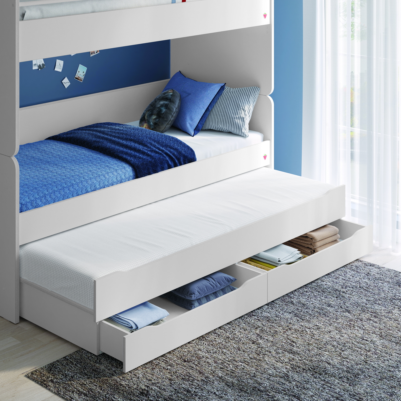 Hochbett Studio Set Weiss, Set 1 4