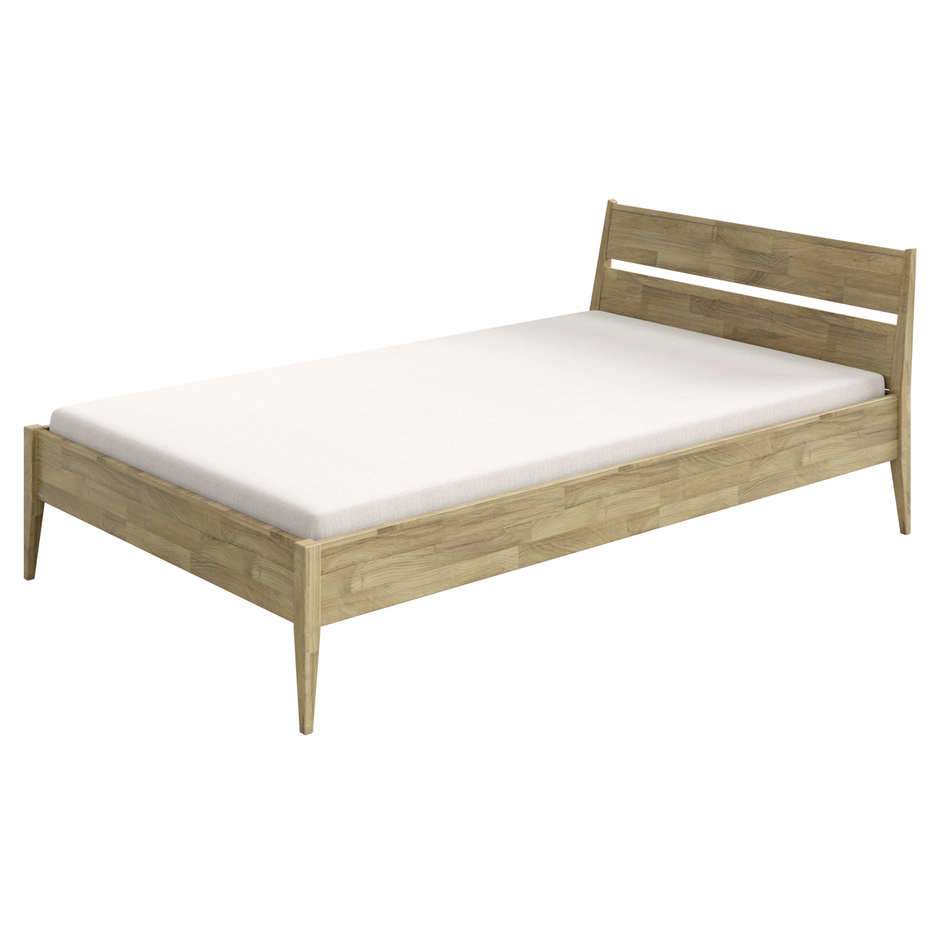 Bett Stiene Eiche, 120 x 200 cm 1