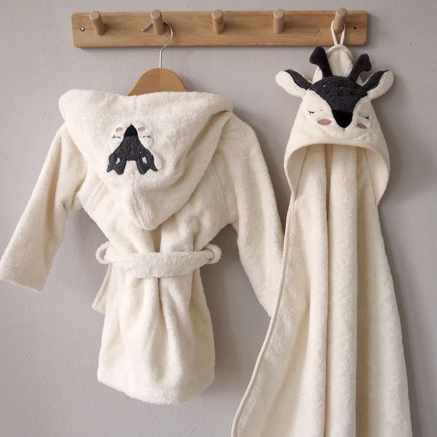 Badetuch mit Kapuze Rehkitz 2