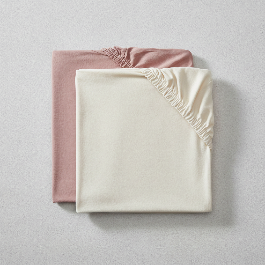 Fixleintuch Jersey 70x140cm 2er Pack Ivory, Wild Rose #2