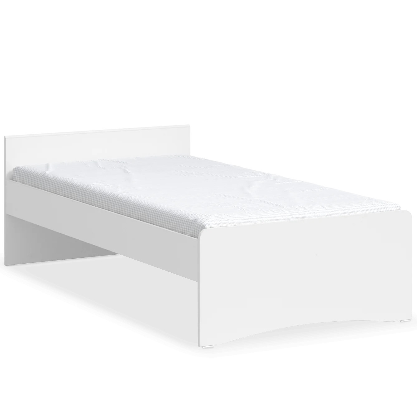 Bett White ohne Kopfteil, Standard, 100 x 200 cm 1