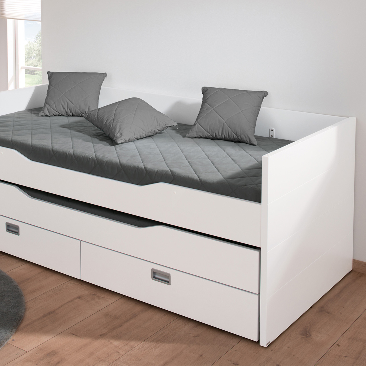 Partykissen aus Baumwolle Anthrazit