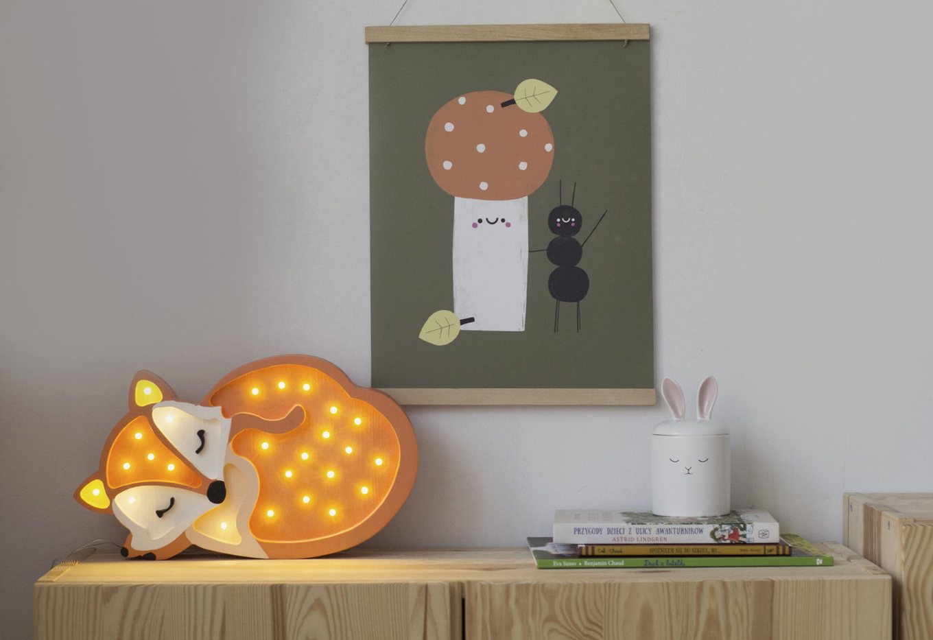 Nachtlampe Fuchs Wild Orange 7