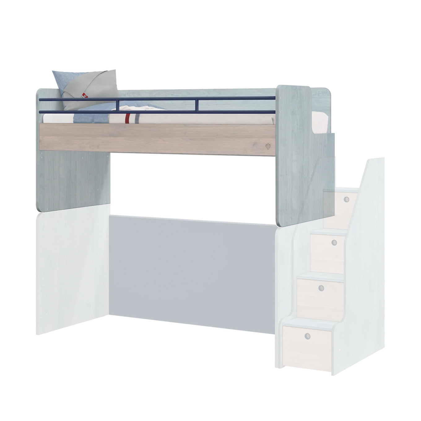 Hochbett Studio Trio Set Set 2 3