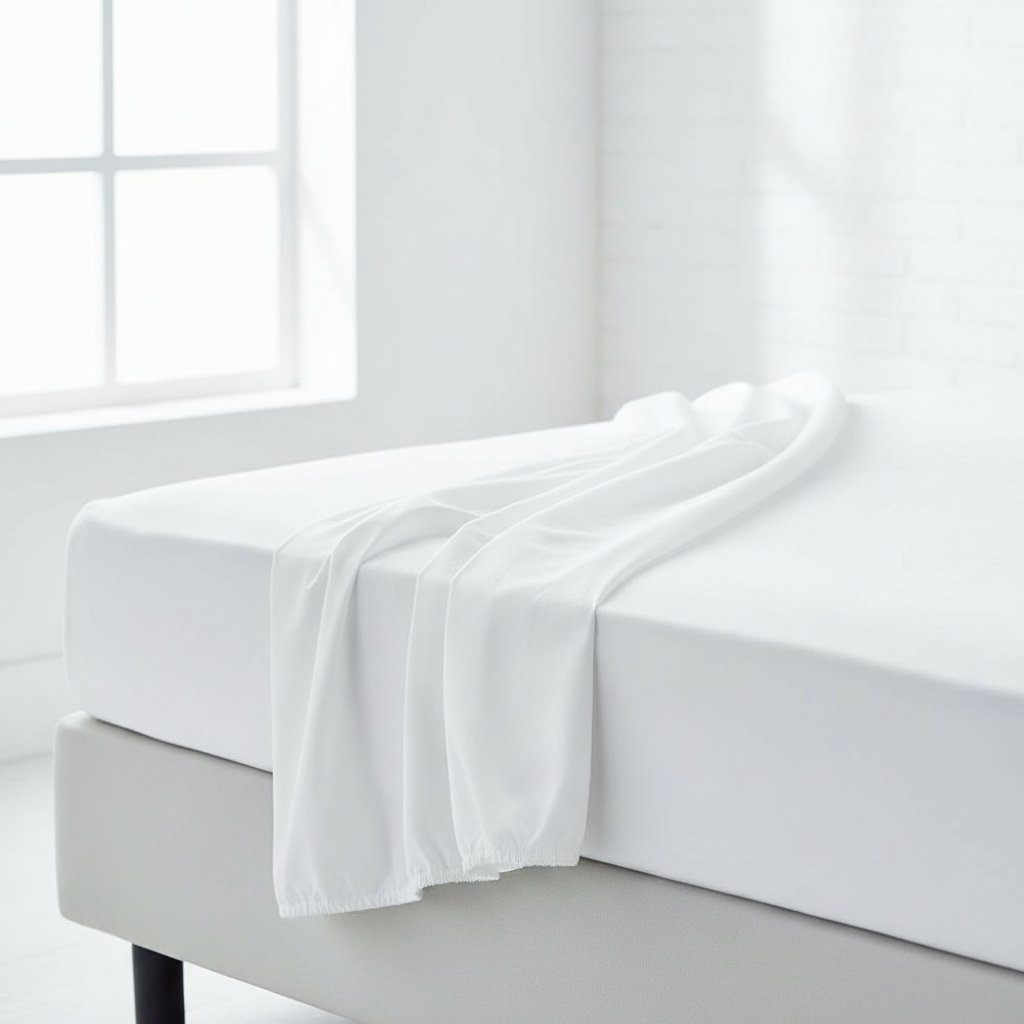 Fixleintuch Cotton Box Weiss, 90 x 200 cm 4