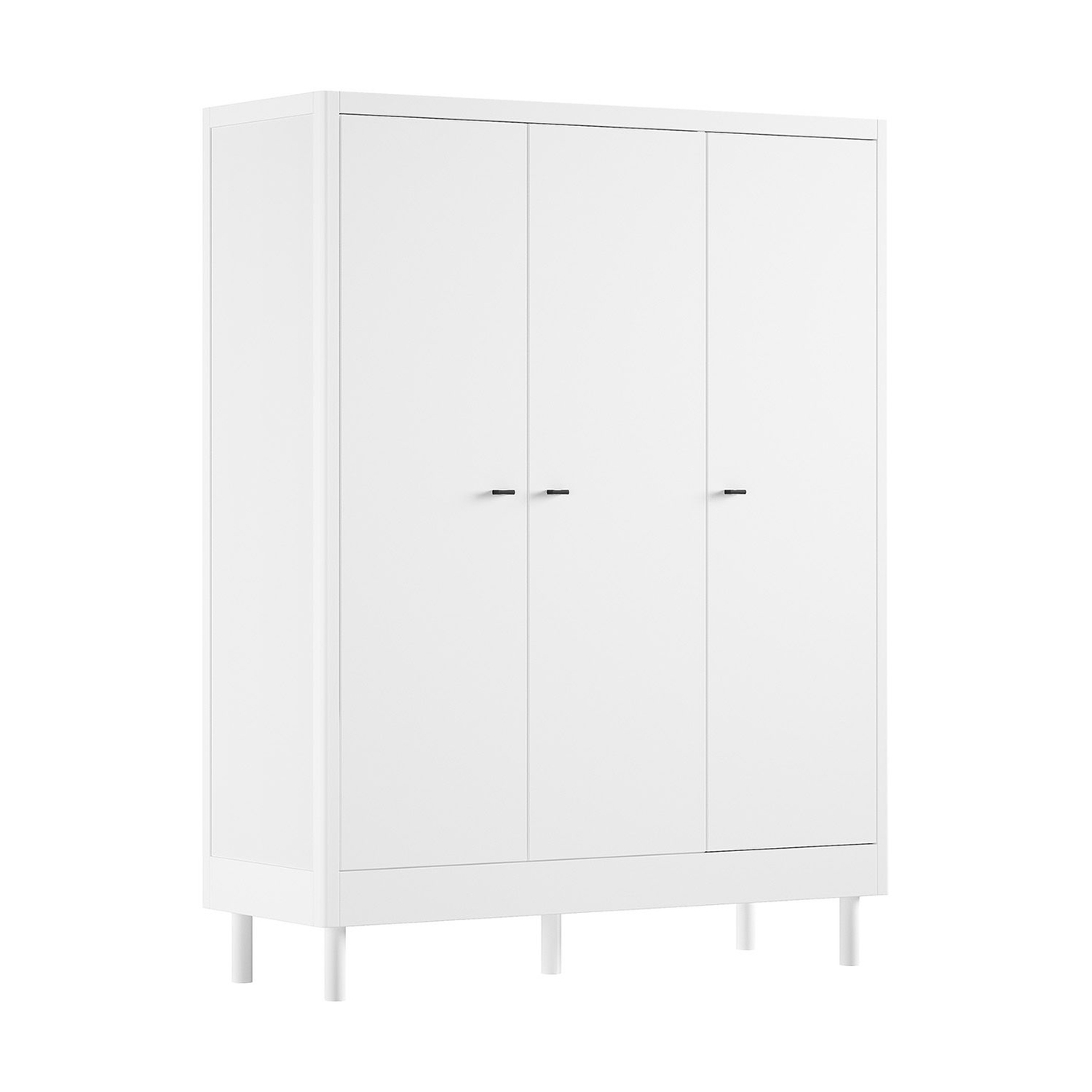 Kleiderschrank Forrest 3-türig Weiss 1