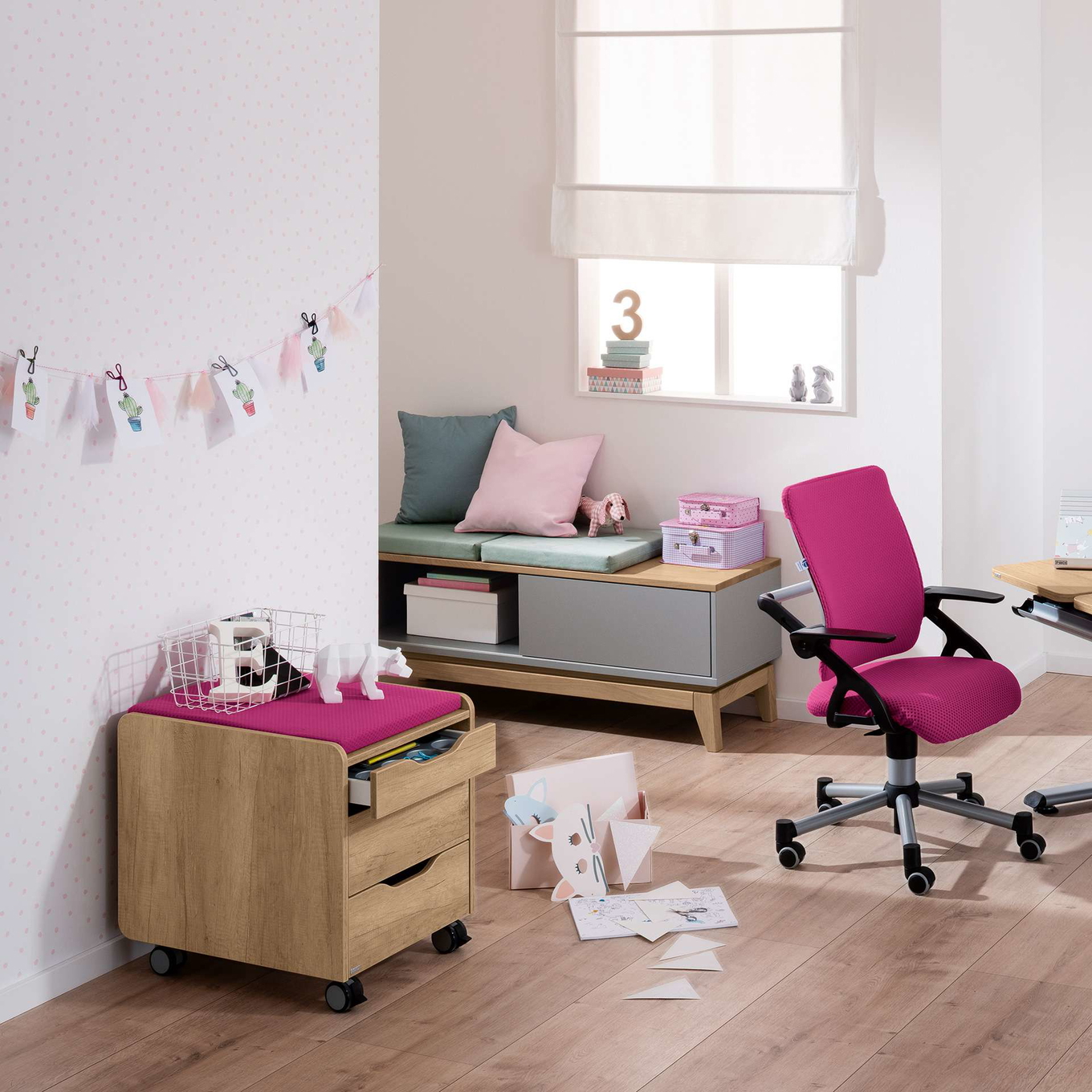 Sitzpolster mit 3D-Bezug Brombeere #2