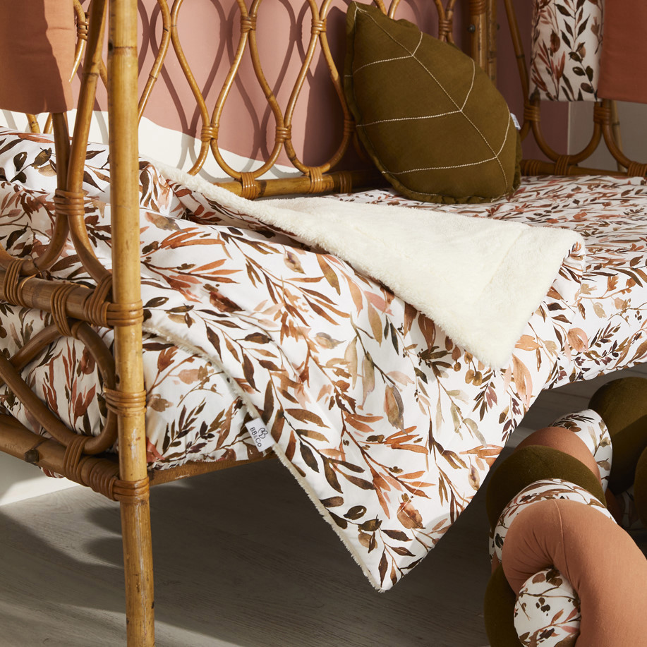 Babydecke Luxe Caramel Forest 2