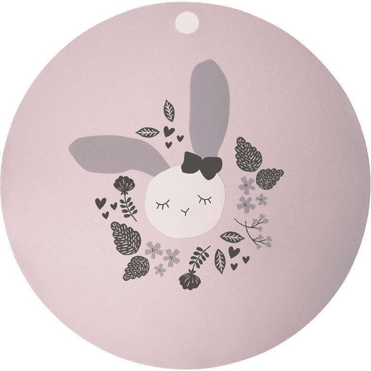 Silikonmatte Hase Rosa 1