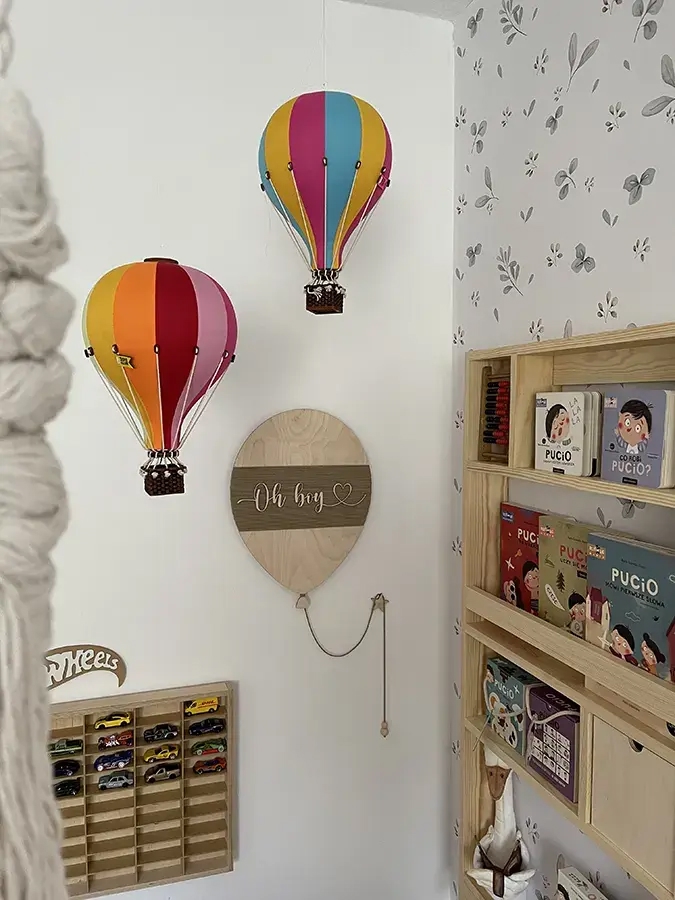 Deko Heissluftballon Rainbow L 3