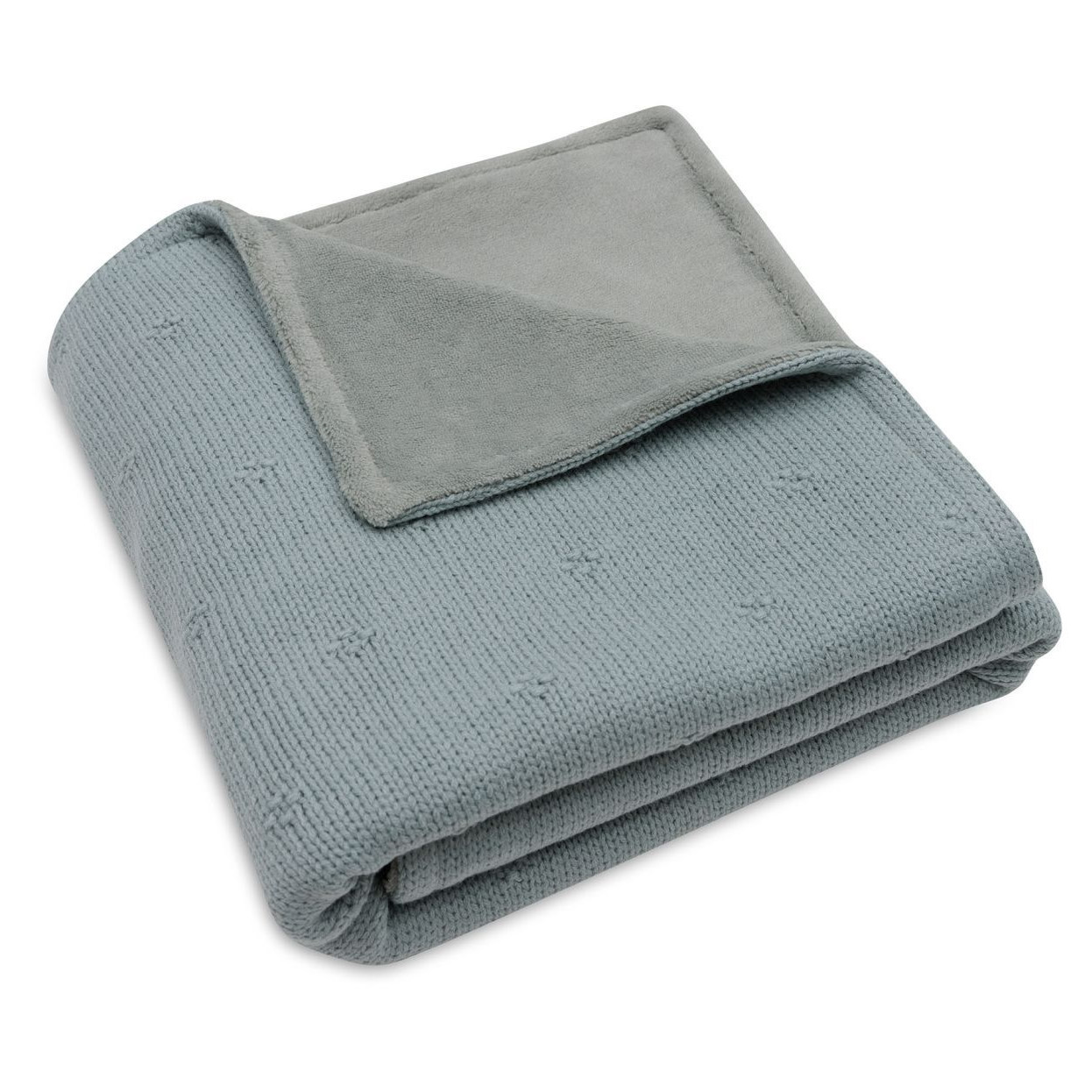 Babydecke Cosy Knit Sea Green Velvet 4