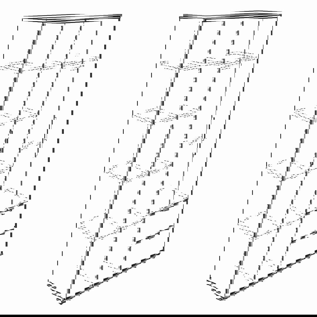 Kleiderschrank Lieven 4-türig mit Schubladen 5