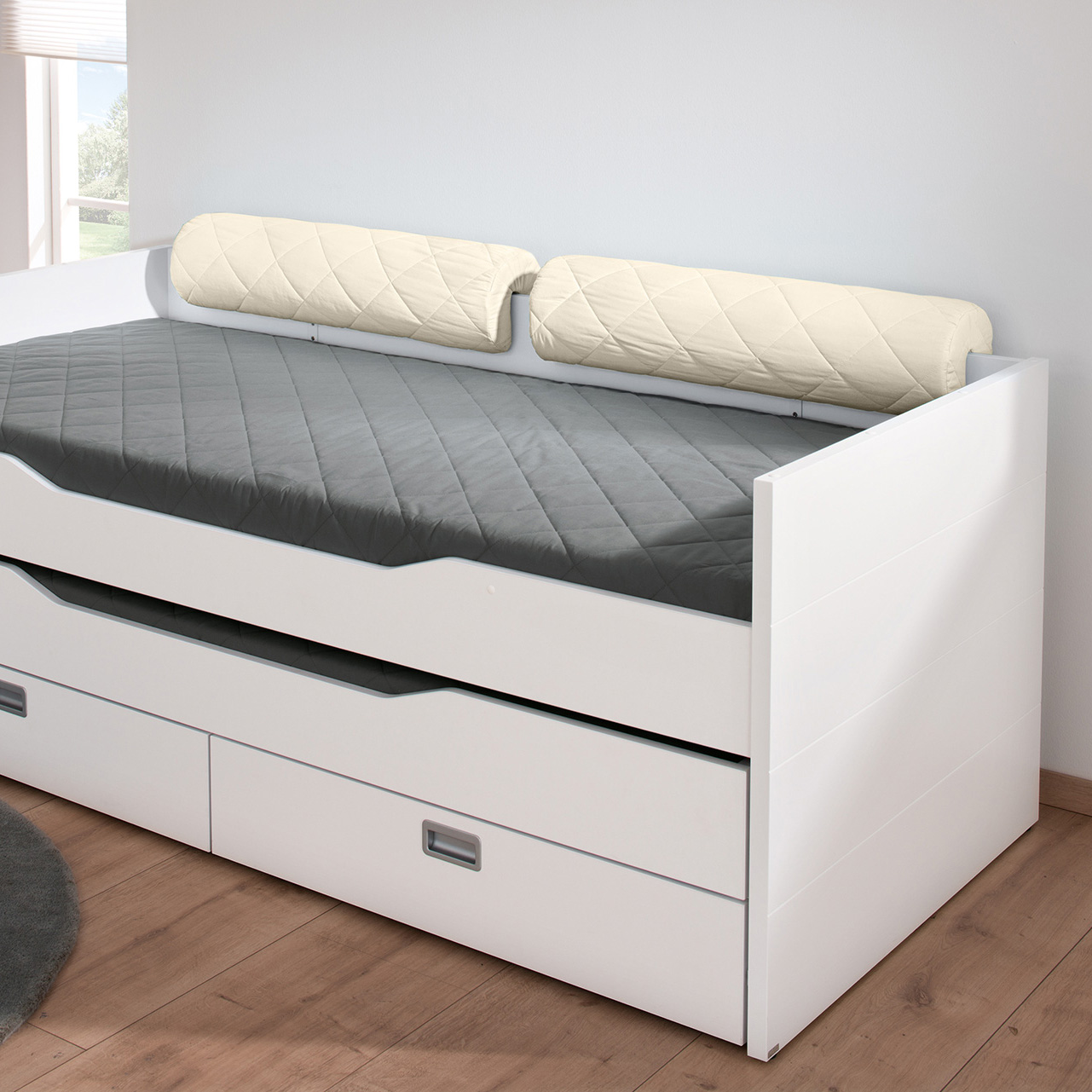 Comfortrolle aus Baumwolle Beige