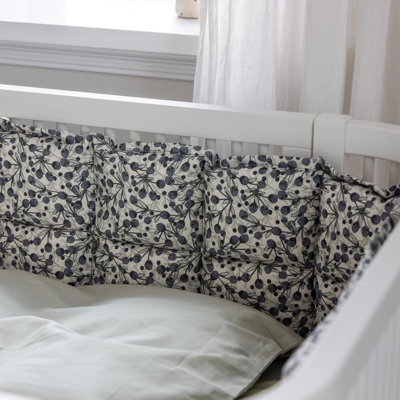 Bettnestchen Kapok Blue Olive 3