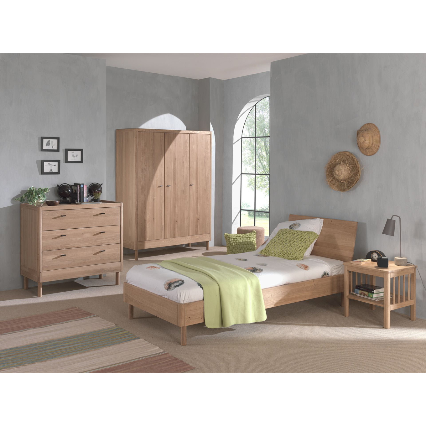 Kinderzimmer Forrest Eiche 4-teilig Set H #2