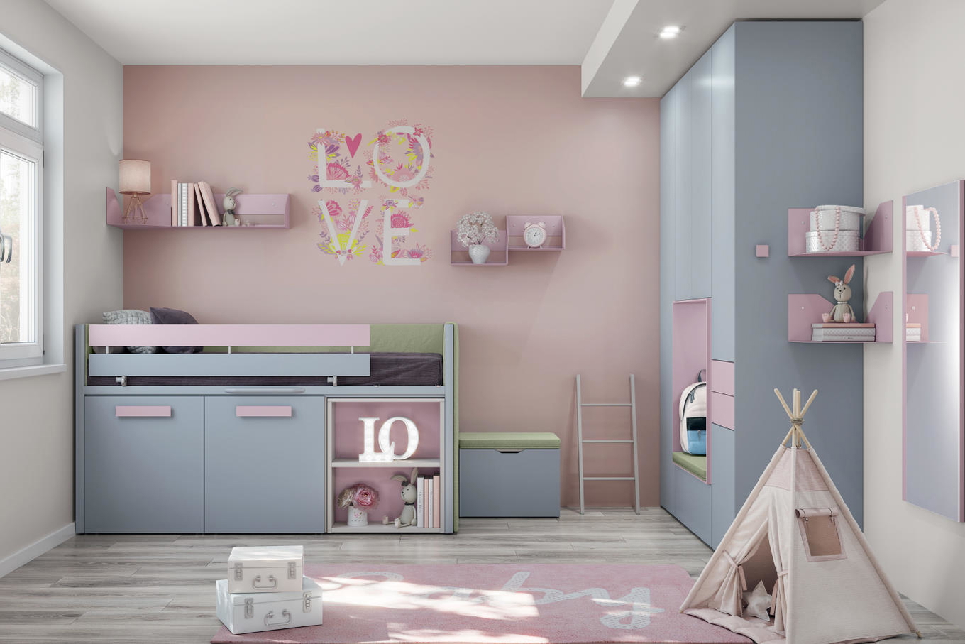 Kinderzimmer Bloom Soft Set 3