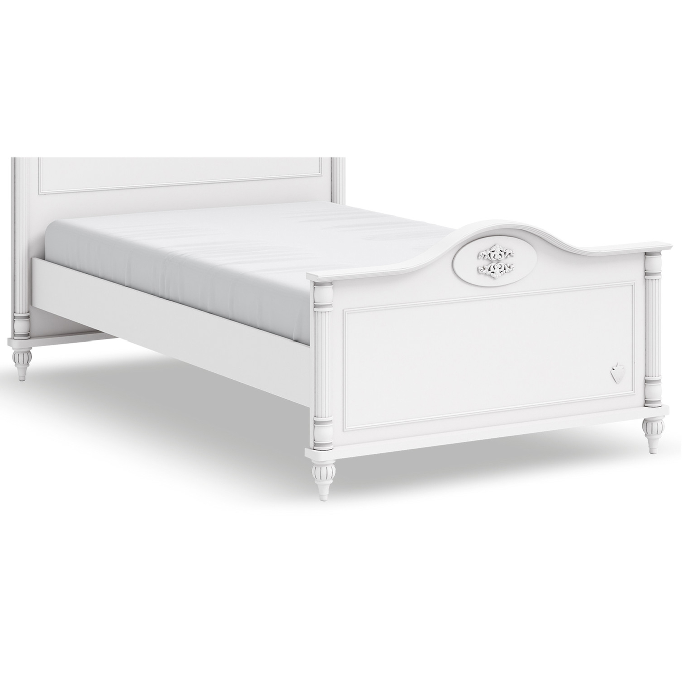 Bett Romantic ohne Kopfteil Standard, 120 x 200 cm 1