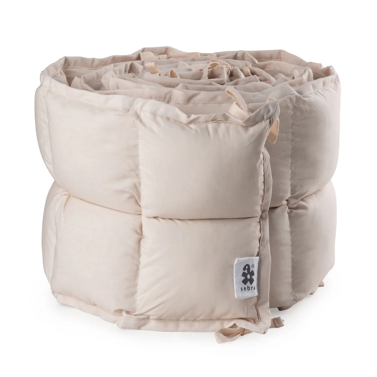 Bettnestchen Kapok Birchbark Rose 1