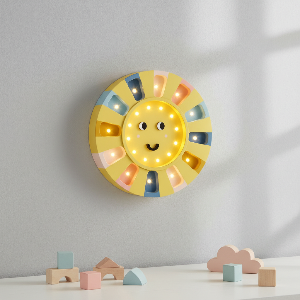 Nachtlampe Sonne Rainbow 3