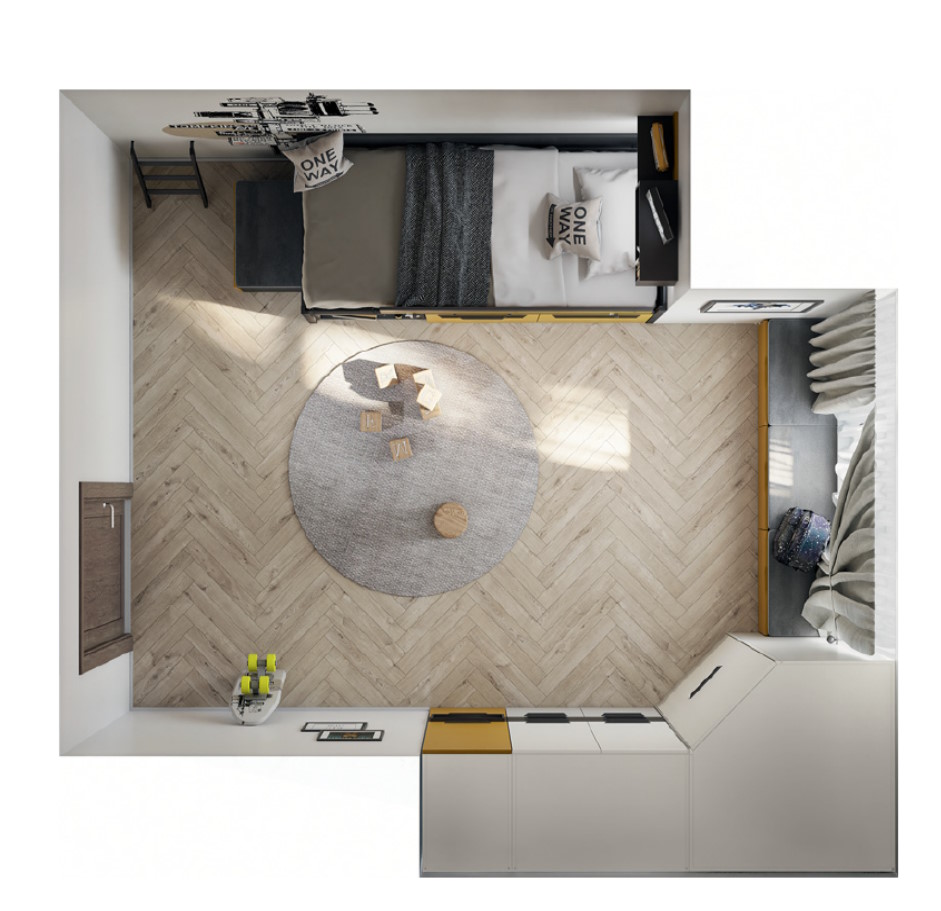 Kinderzimmer Bloom Urban Set 8