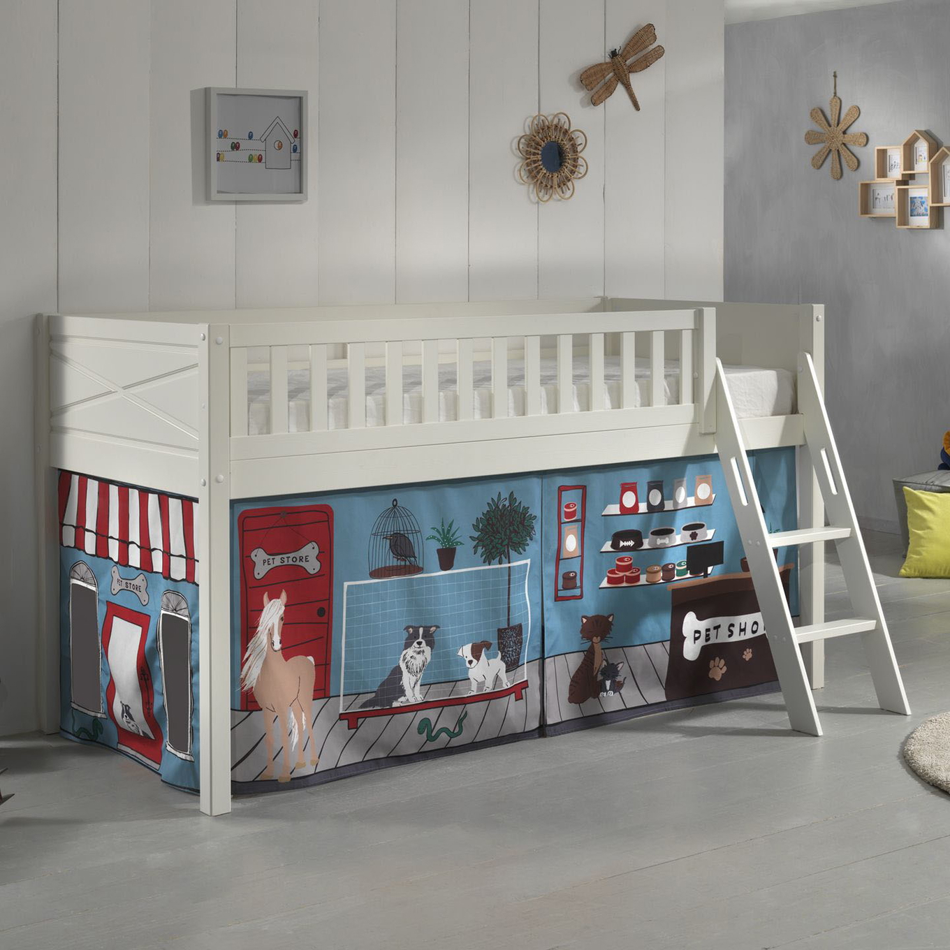 Halbhohes Bett Scott Pet Shop 2