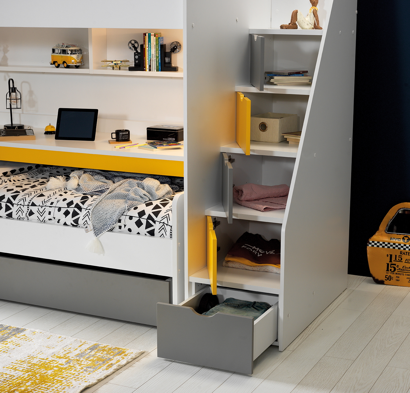 Hochbett Neo Set Gelb, Set 1 7