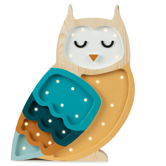 Nachtlampe Eule Mustard 1