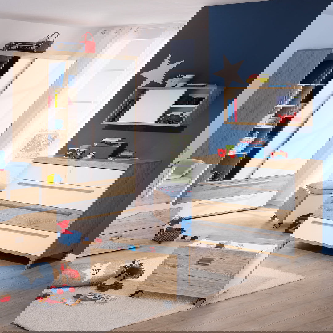 Wandregal Fionn mit Schiebetür 3