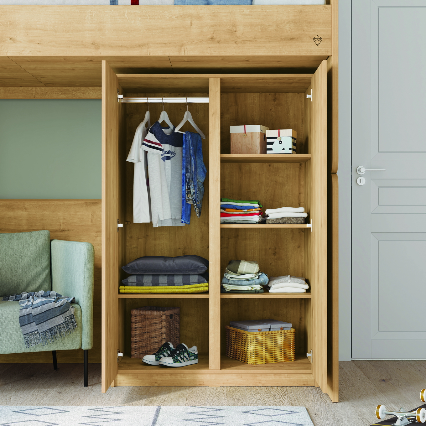 Hochbett Studio Set Holz, Set 5 3