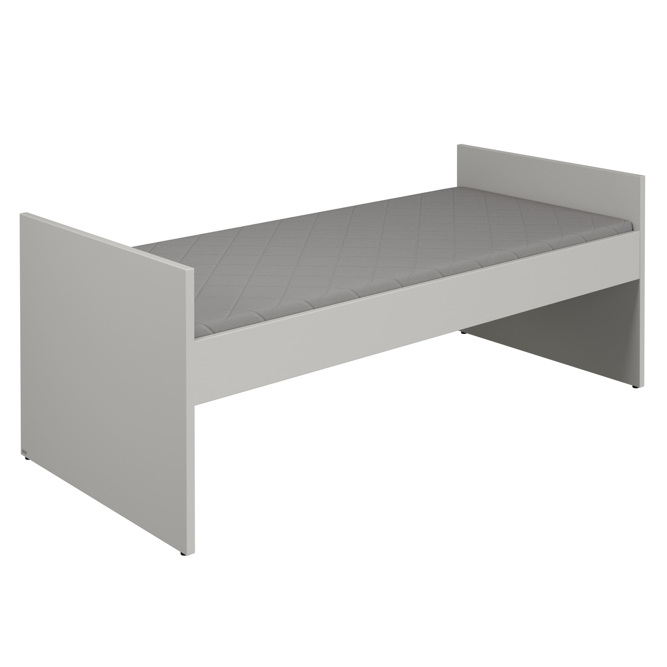 Kojenbett Tiago Kieselgrau, 90 x 200 cm