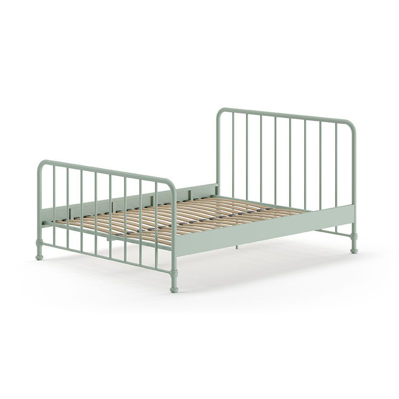 Metallbett Bronxx 160 Mintgrün 1
