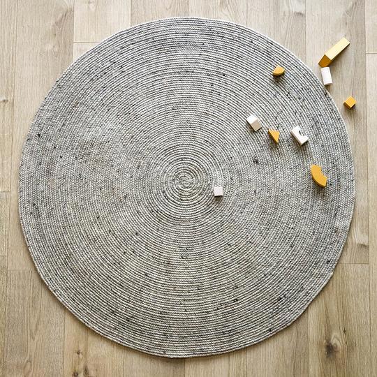 Teppich Neethu Grau, 110 x 110 cm 2