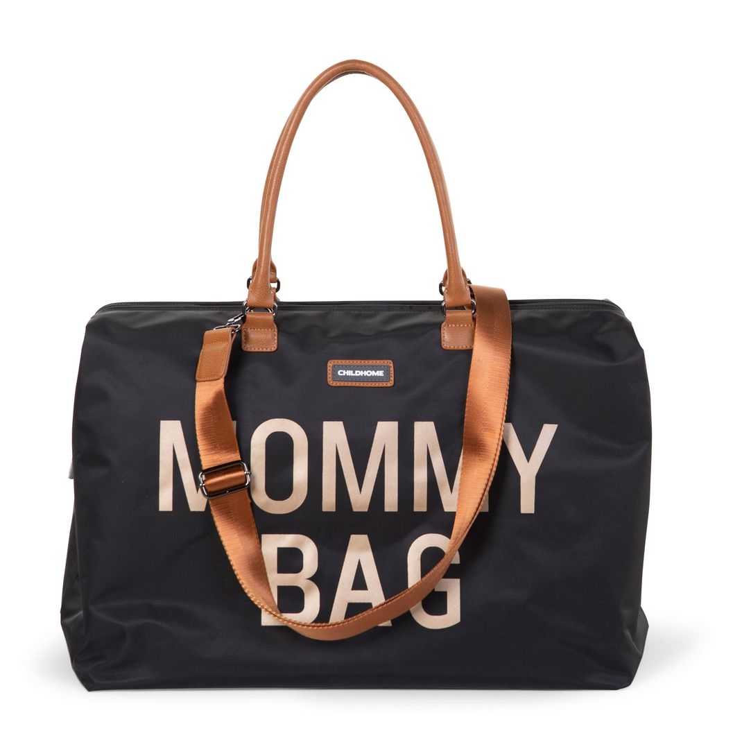 Mommy Bag Schwarz Gold 5