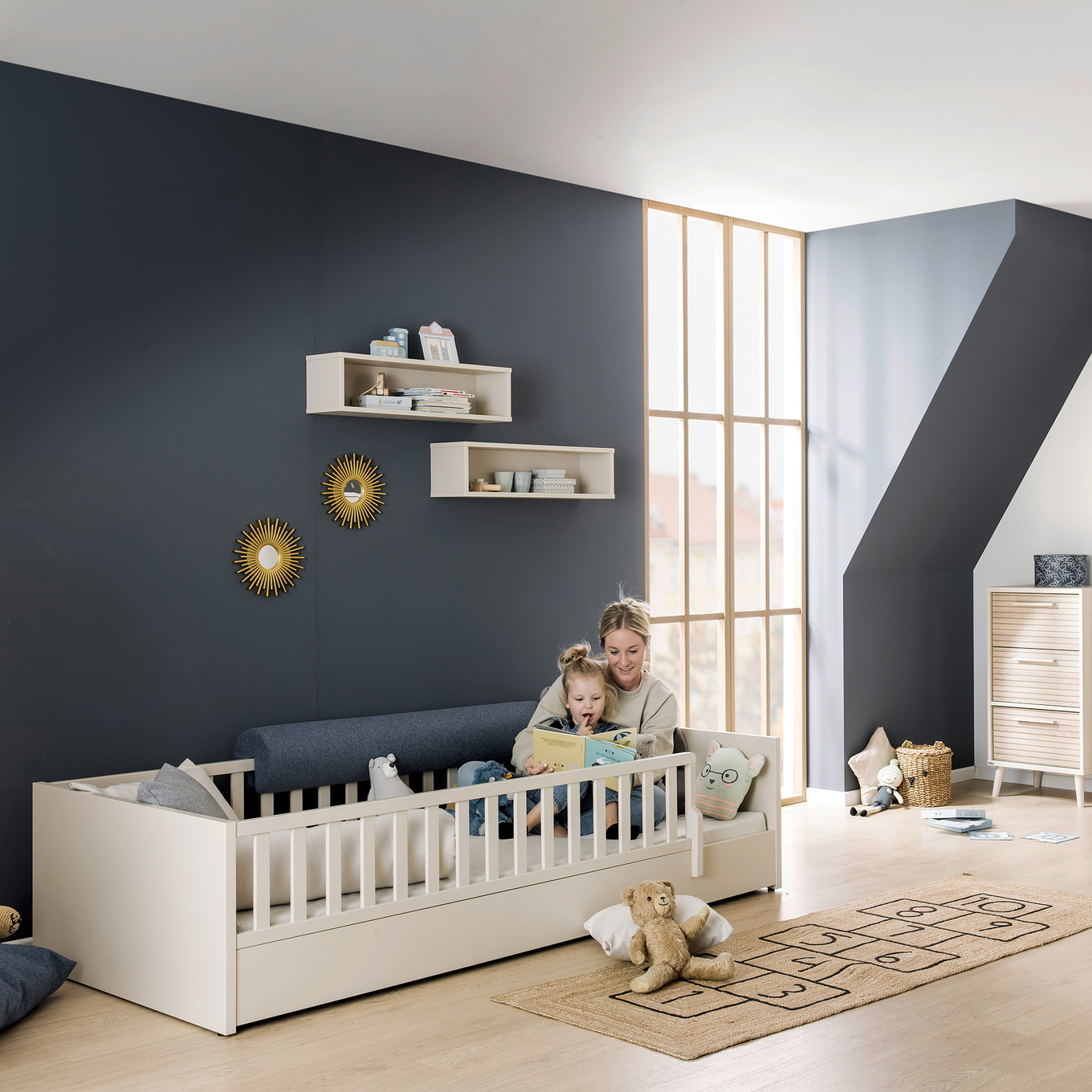 Bett Little Flo Beige, 90 x 200 cm #2