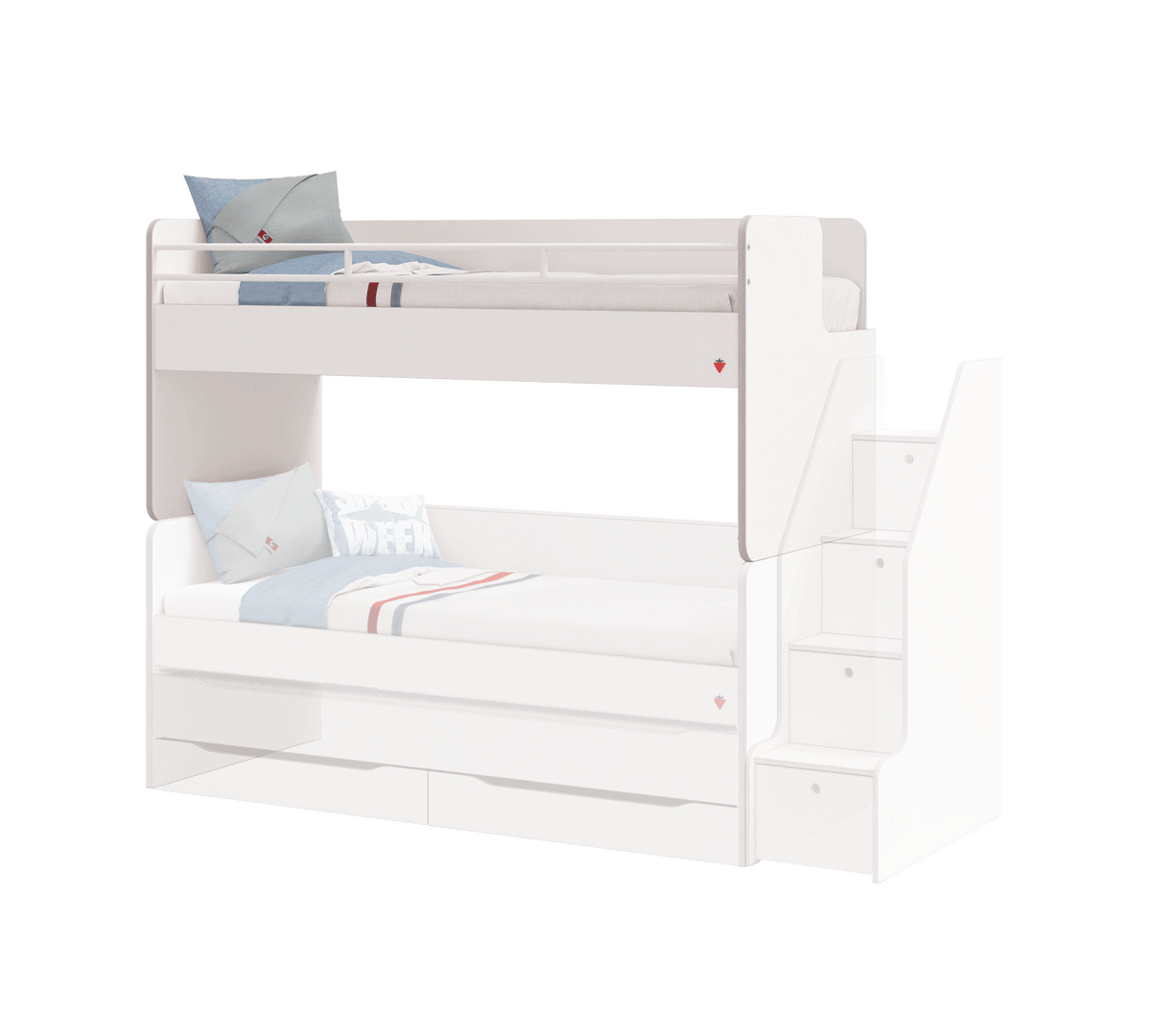 Bett Studio Oberteil White 6
