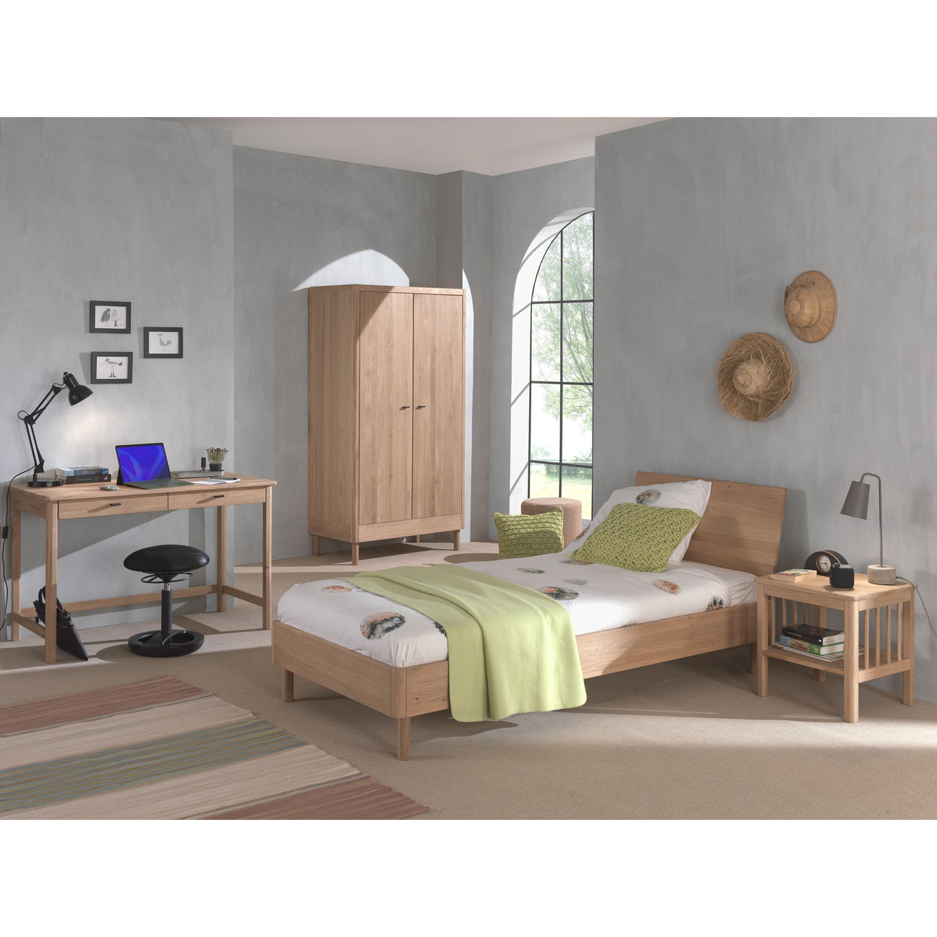 Kinderzimmer Forrest Eiche 4-teilig Set G #2