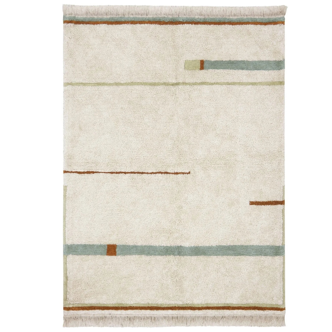 Teppich Lanes Vintage Blau, XL 1