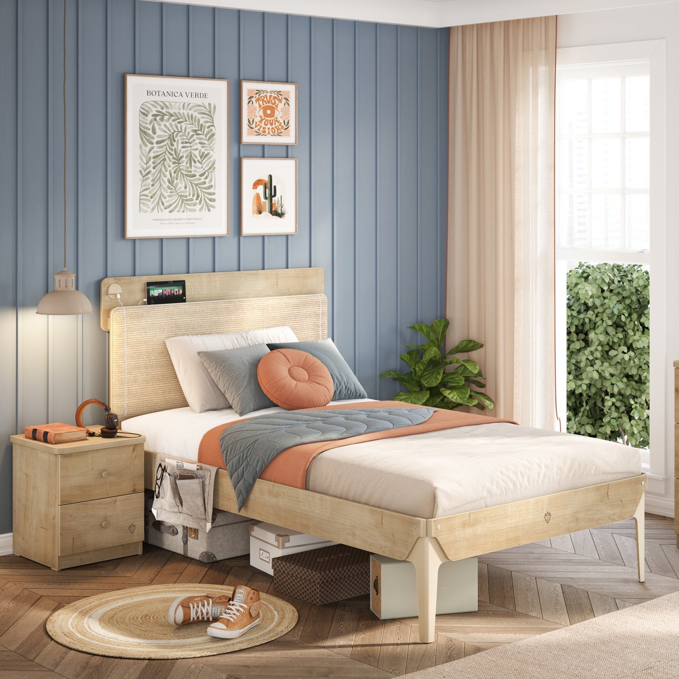 Bett Mocha Modern Standard, 100 x 200 cm #2