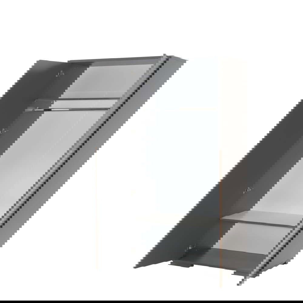 Kleiderschrank London Anthrazit, 2-türig 4