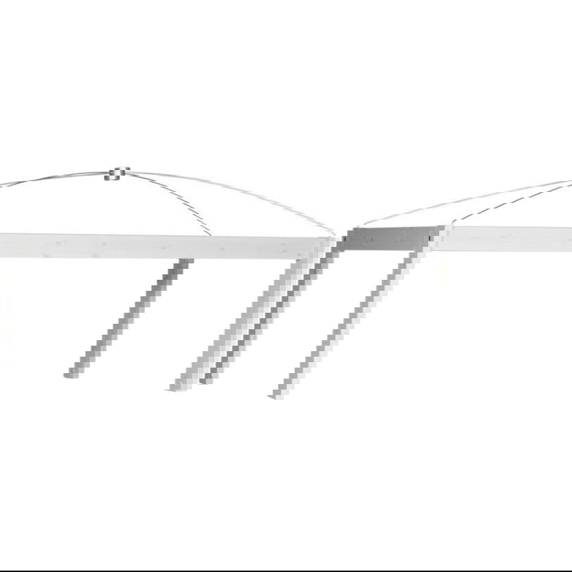 Unter- / Himmelgestell Lifetime für 4-in-1 Bett Weiss lasiert 1
