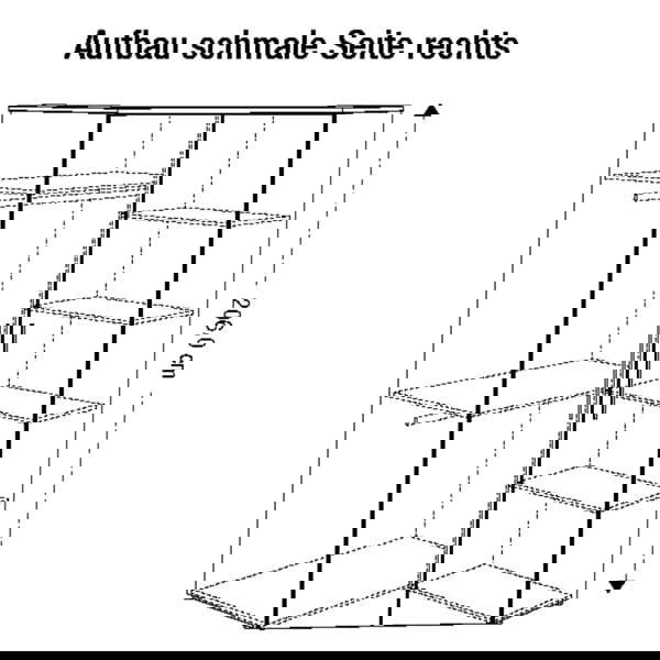Eckschrank Oscar 2-türig 14