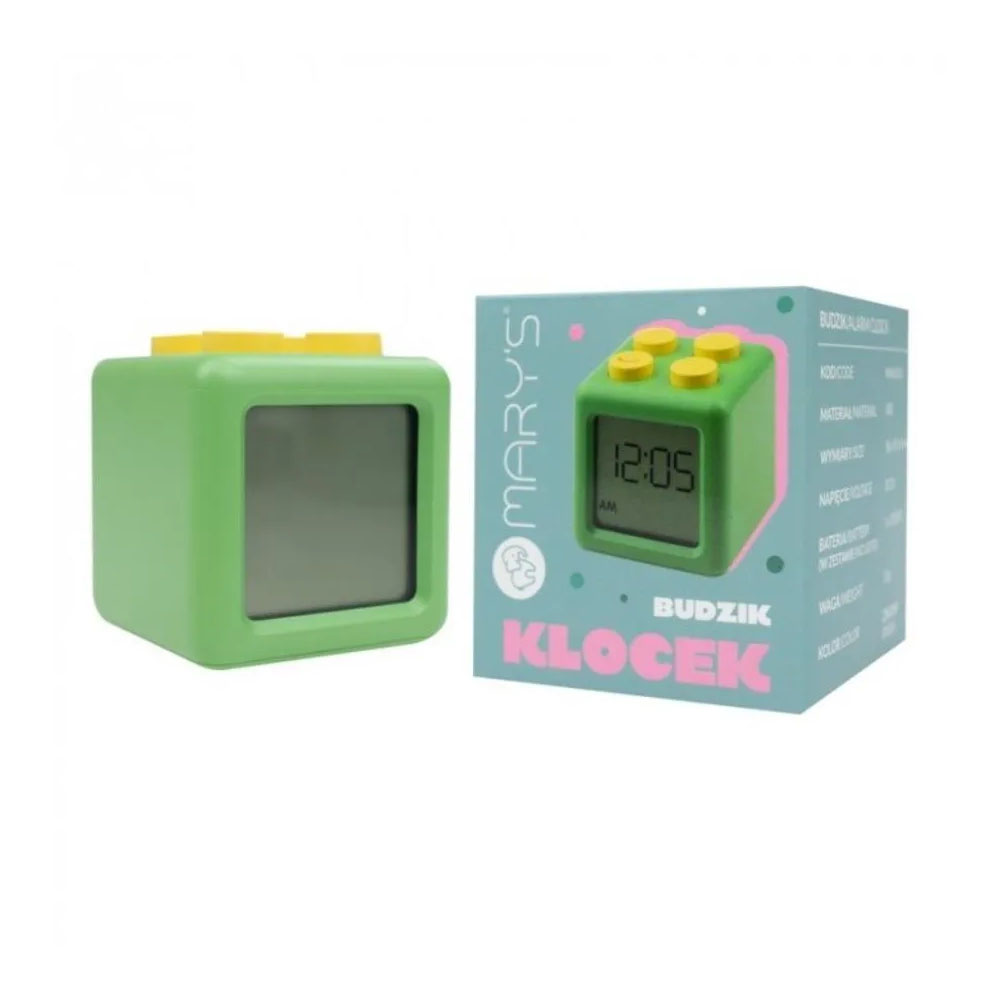 Wecker Würfel Grün 3