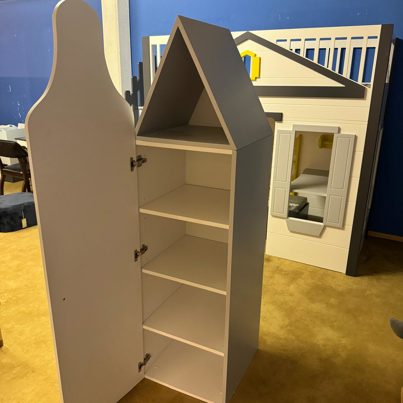 Bücherregal Amsterdam Hellgrau 4