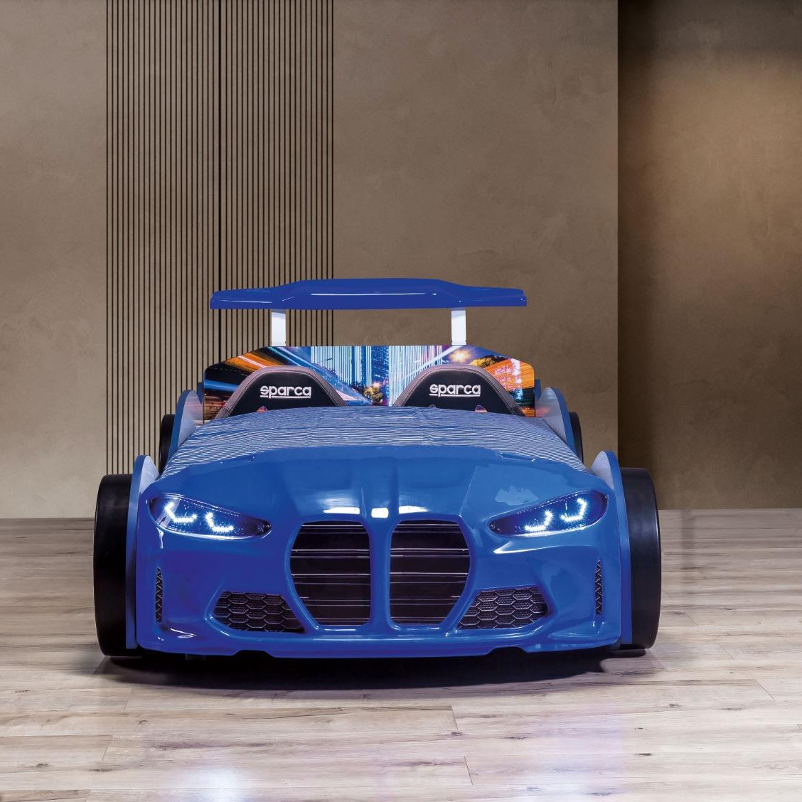 Autobett GT Racer Blau 2